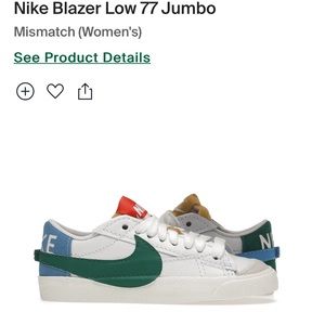 Nike Womens Blazer ‘77 Low jumbo